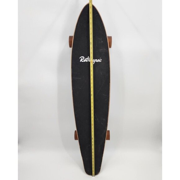 Retrospec Zed Pewter Pointe Top Mount Bamboo Kicktail Longboard Skateboard 44 in - Picture 11 of 16